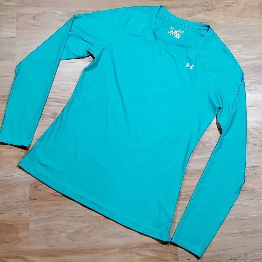 🔺️Under Armour Teal Long Sleeve Athletic Top Medium